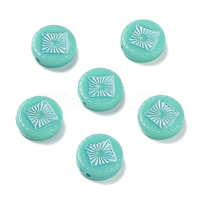Opaque Acrylic Beads OACR-G016-07C-1