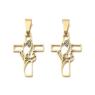 201 Stainless Steel Pendants STAS-K310-01A-G-1