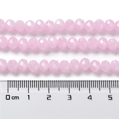 Baking Paint Imitation Jade Glass Bead Strands DGLA-A034-J10mm-A26-1
