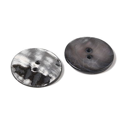 Natural Freshwater Shell Button BSHE-H018-14-1