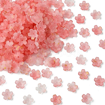 93G Frosted Acrylic Bead Caps FACR-YW0001-10F-1