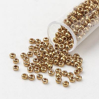 FGB 8/0 Grade A Round Glass Seed Beads SEED-N002-C-0570-1