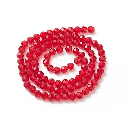 Transparent Glass Bead Strands GLAA-G013-8mm-99-1