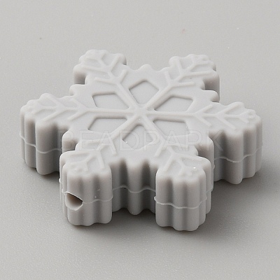 Snowflake Food Grade Eco-Friendly Silicone Beads LS-SIL-SZC0006-03A-1