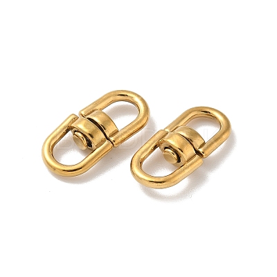 304 Stainless Steel Double Eye Swivel Clasps STAS-L300-011A-G-1