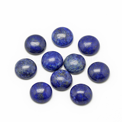 Natural Lapis Lazuli Cabochons X-G-R416-6mm-33-1