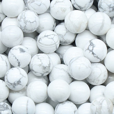 Natural Howlite Crystal Ball PW-WG45243-06-1
