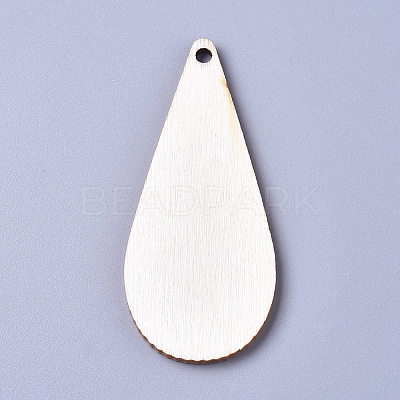 Unfinished Blank Poplar Wood Big Pendants LS-WOOD-D021-13-1