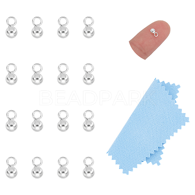 16Pcs 925 Sterling Silver Charms STER-UN0001-85B-1