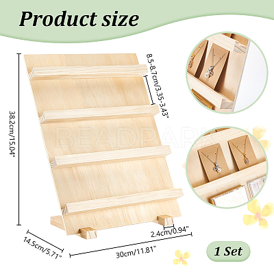 Wood Display Risers ODIS-WH0038-146B-1