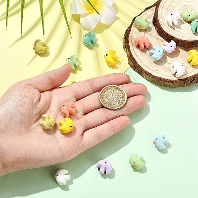 10Pcs Handmade Porcelain Ceramic Beads PORC-YW0001-79-1
