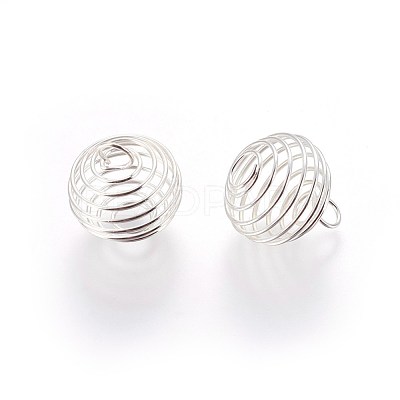 Iron Wire Pendants IFIN-R231-14mm-S-1