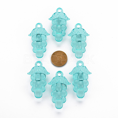 Autumn Theme Transparent Acrylic Beads TACR-S154-60B-946-1