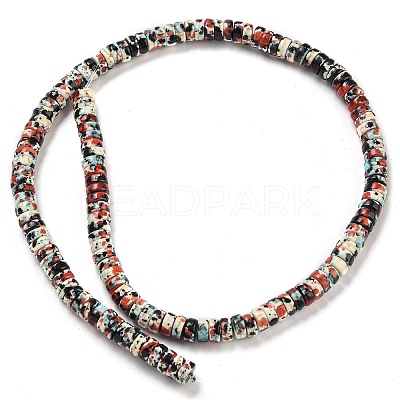 Baking Paint Synthetic Turquoise Beads Strands G-H060-02B-08-1