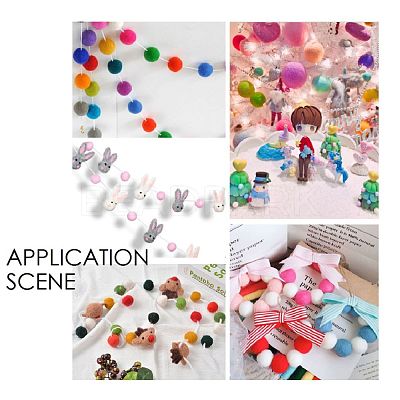 Wool Felt Balls AJEW-P081-A03-1