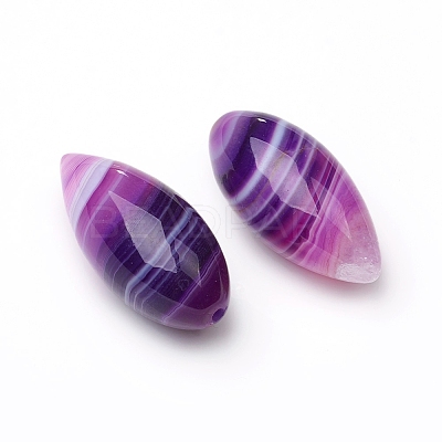 Natural Banded Agate/Striped Agate Beads G-L514-020A-1