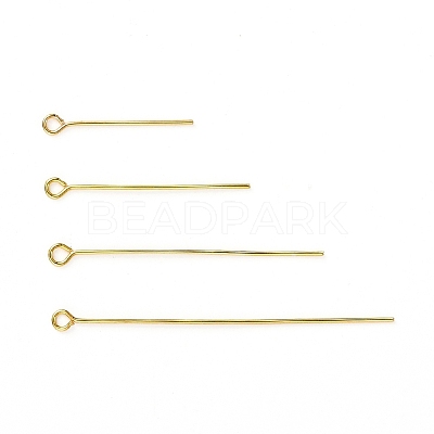 Brass Eye Pin KK-X0093-05G-1