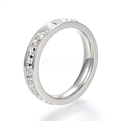 304 Stainless Steel Finger Rings RJEW-G081-35P-1