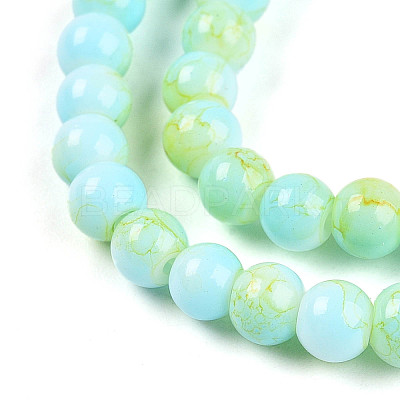 Baking Paint Glass Beads X1-DGLA-N003-4mm-C04-1