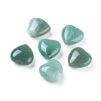 Natural Green Aventurine Heart Love Stone G-L533-54-1