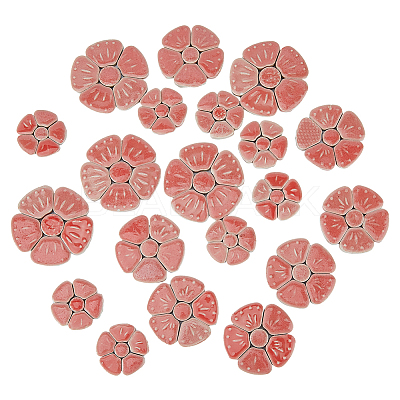 500G Handmade Porcelain Cabochons PORC-FH0001-17-1