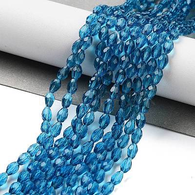 Glass Beads Strands X-GLAA-R024-6x4mm-4-1