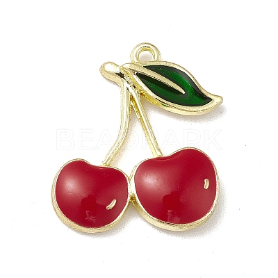 Alloy Enamel Pendants X-PALLOY-M199-03G-1