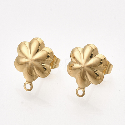 304 Stainless Steel Stud Earring Findings STAS-S079-73A-1