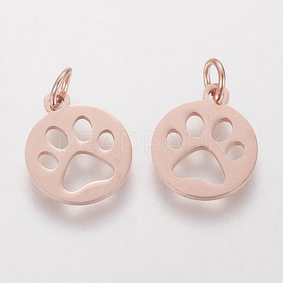 304 Stainless Steel Pendants STAS-Q201-T455R-1