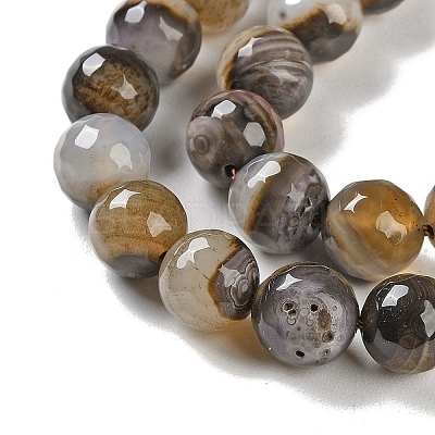 Natural Agate Beads Strands G-M437-B01-01M-1