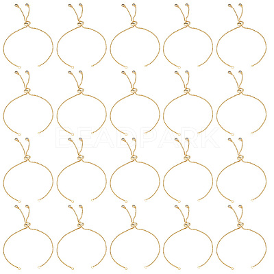 50Pcs Rack Plating Brass Chain Bracelet Making KK-ME0003-56-1
