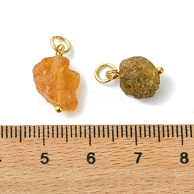 Raw Rough Natural Tourmaline Pendants PALLOY-JF05842-1