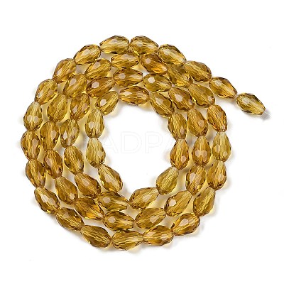 Transparent Glass Beads Strands EGLA-N013-T8mm-D08-1
