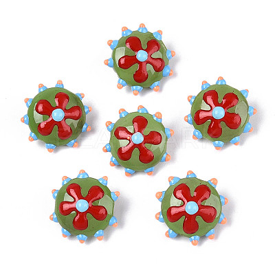Handmade Lampwork Beads LAMP-T023-25C-1