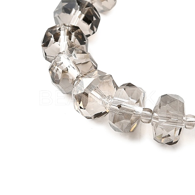 Transparent Electroplate Glass Beads Strands EGLA-P062-01A-03-1