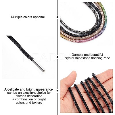 Cotton with Rhinestone DIY-WH0268-12F-1