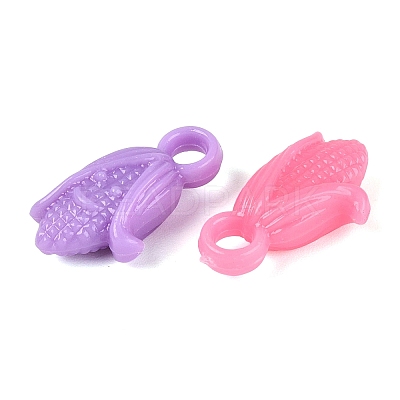 Opaque Plastic Pendants KY-Q010-01-1