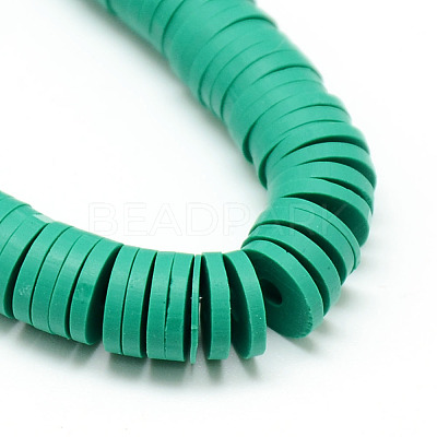Handmade Polymer Clay Bead Strands X-CLAY-T002-4mm-08-1