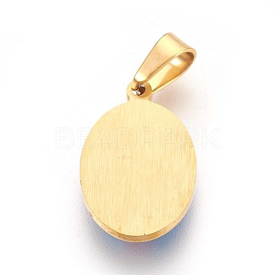 304 Stainless Steel Pendants X-STAS-F185-24G-1