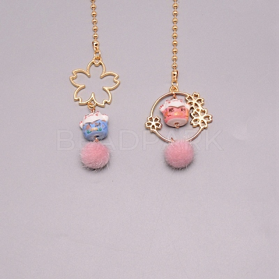 Stainless Steel Pendant Decorations HJEW-WH0028-58-1