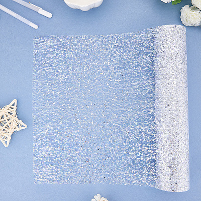 Polyester Deco Mesh Ribbons OCOR-WH20013-016A-1