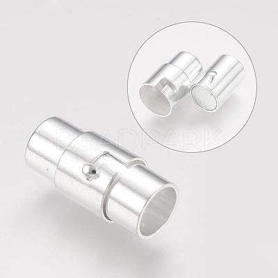 Brass Locking Tube Magnetic Clasps MC076-S-1