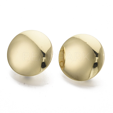 Smooth Surface Iron Stud Earring Findings IFIN-N005-08-1