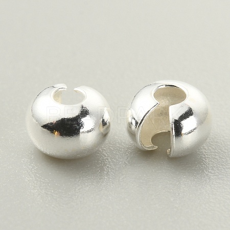 925 Sterling Silver Crimp Beads Covers FIND-WH0120-53C-1