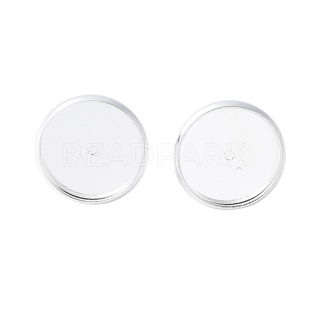 Brass Ear Studs Settings IFIN-Q005-S-1