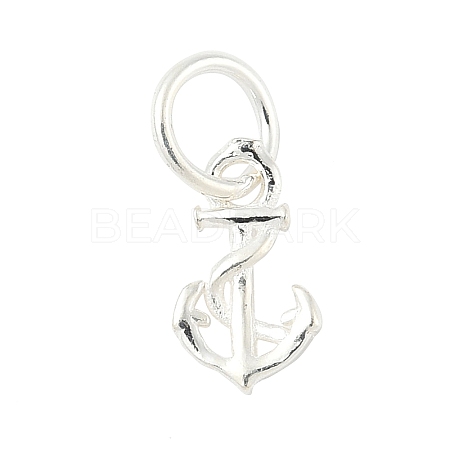 925 Sterling Silver Boat Anchor Charms STER-S011-02S-1