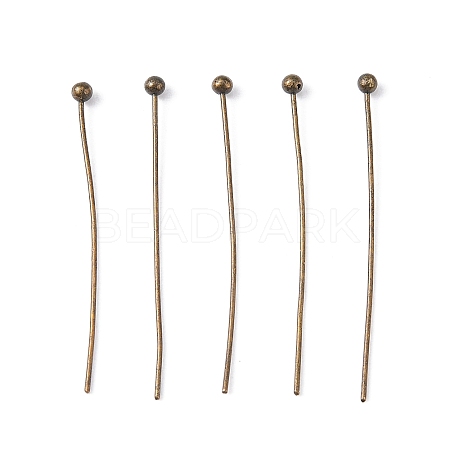 Brass Ball Head Pins LS-RP0.5x30mm-AB-1