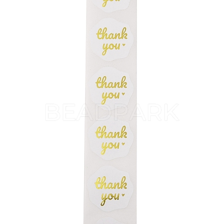 Thank You Stickers Round Labels for Envelope Greeting Cards DIY-R084-06D-1