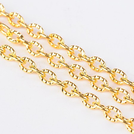 Iron Textured Cable Chains CHT104Y-G-1