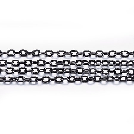 Handmade 304 Stainless Steel Cable Chains STAS-P213-05B-02-1